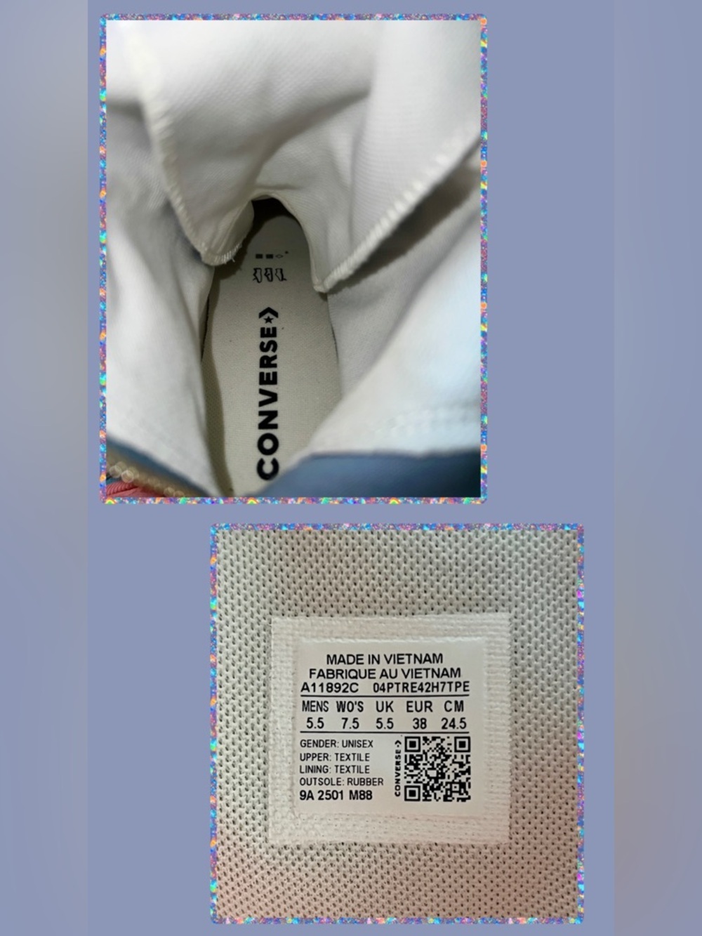 Converse Chuck Taylor XXHi Buckle Hi Shoes Women 7.5 Men 5.5 
Blue|White Rare! - Picture 14 of 17